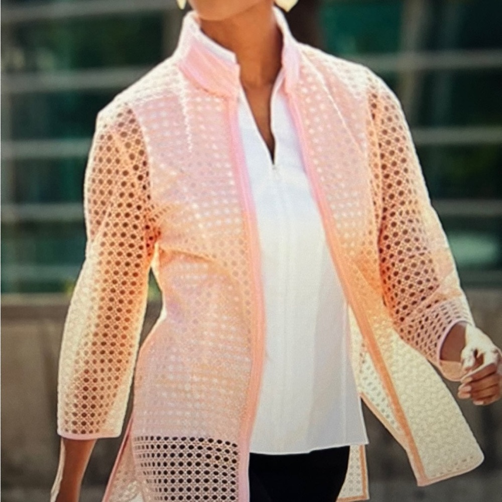 NWT. Ming wang peach cardigan